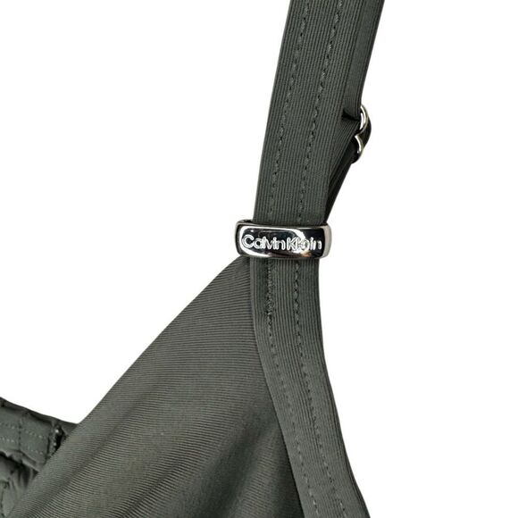 NWT Calvin Klein Women's Olive Green BIKINI top size XL & XXL - Picture 5 of 9